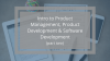 Intro to Product and Software Development and Product Management (part 2 – at the beginning)