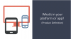 What’s in your platform or app? (Product Definition)